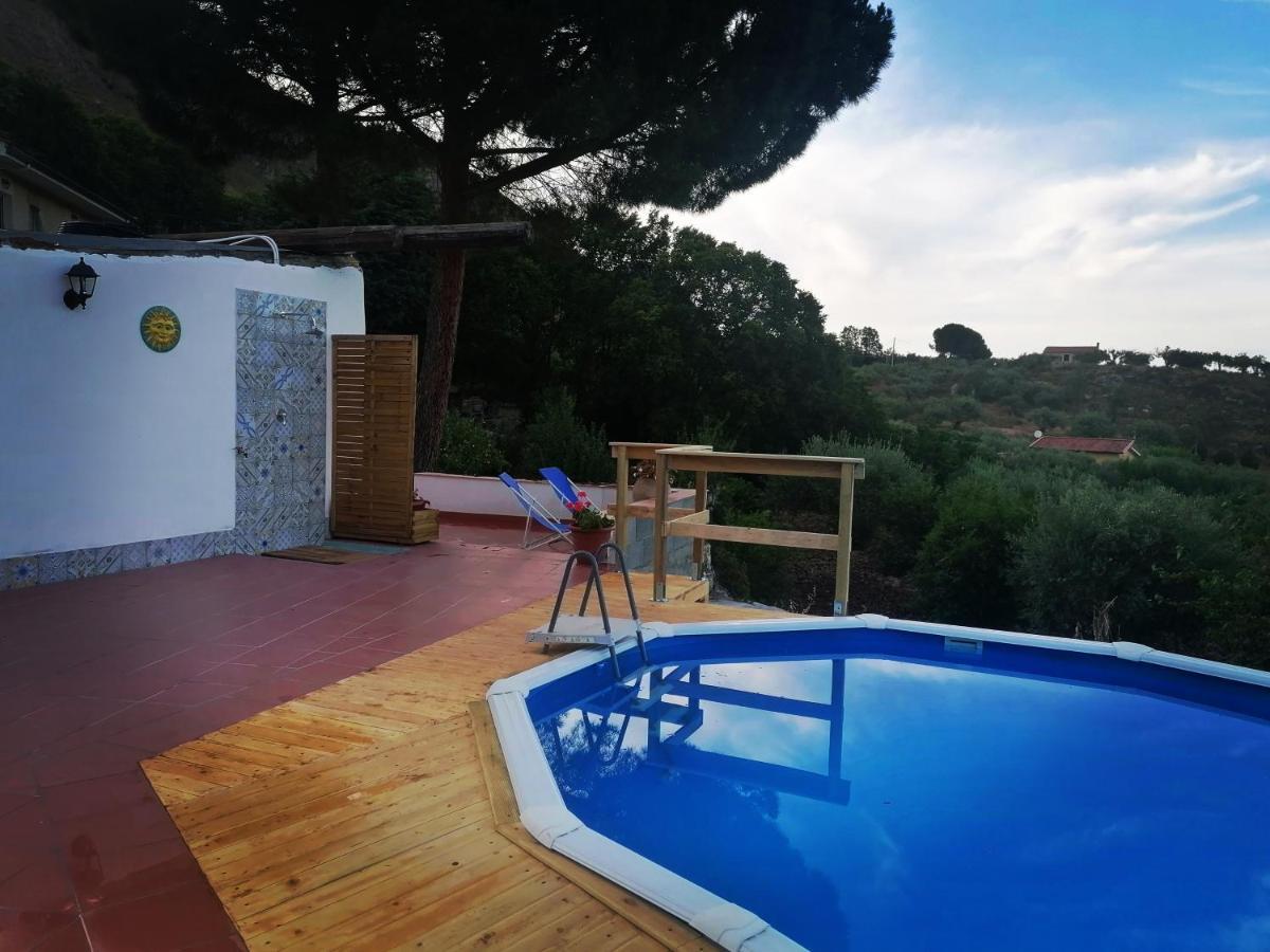 L'Opuntia Sul Lago Caccamo Bagian luar foto